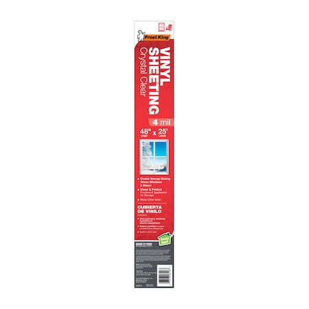 Frost King Frost King Clear Vinyl Sheeting Roll For Doors and Windows 25 ft. L X 4 mil V4825/4A